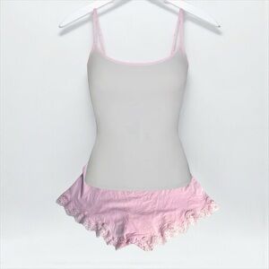 જ⁀➴ Skims Fits Everybody Contrast Trim Cami & Lace Shorts Set | 2X